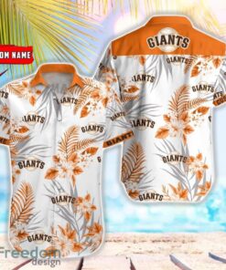 MLB San Francisco Giants Hawaiian Shirt Flower Baseball Aloha Shirt