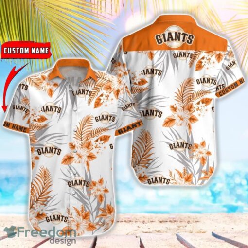 MLB San Francisco Giants Hawaiian Shirt Flower Baseball Aloha Shirt Product Photo 1