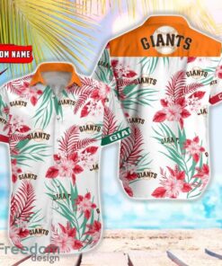 MLB San Francisco Giants Hawaiian Shirt Flower Baseball Shirt For Fans