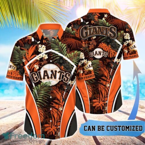 MLB San Francisco Giants Hawaiian Shirt Flower Summer Tropical Aloha Shirt Product Photo 1