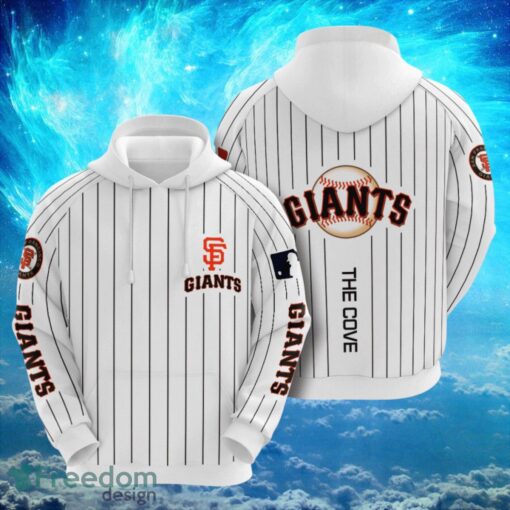 MLB San Francisco Giants Logo Design White Hoodie Full Print Hoodie Product Photo 1