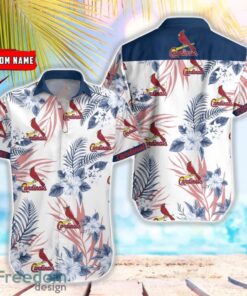 MLB St. Louis Cardinals Hawaiian Shirt Flower Baseball Aloha Shirt