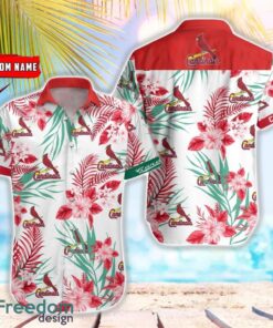 MLB St Louis Cardinals Hawaiian Shirt Flower Baseball Shirt For Fans