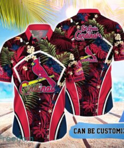 MLB St. Louis Cardinals Hawaiian Shirt Flower Summer Tropical Aloha Shirt