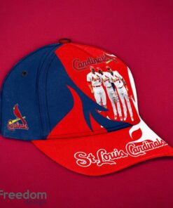 MLB St. Louis Cardinals Logo Design Midnight Red White Cap 3D Cap Product Photo 2