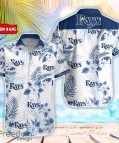 MLB Tampa Bay Rays Hawaiian Shirt Flower Baseball Aloha Shirt