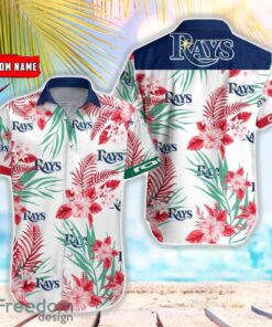 MLB Tampa Bay Rays Hawaiian Shirt Flower Baseball Shirt For Fans