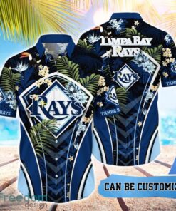 MLB Tampa Bay Rays Hawaiian Shirt Flower Summer Tropical Aloha Shirt