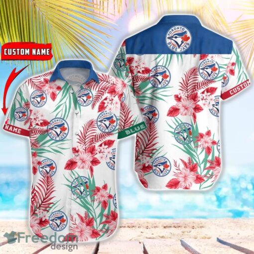 MLB Toronto Blue Jays Hawaiian Shirt Flower Baseball Shirt For Fans Product Photo 1