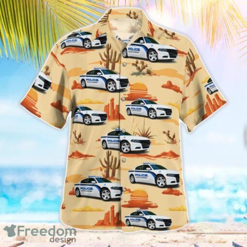 Moncks Corner, South Carolina, Moncks Corner Police Department Dodge Charger Beach Hawaiian Shirt Product Photo 2