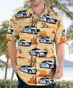 Moncks Corner, South Carolina, Moncks Corner Police Department Dodge Charger Beach Hawaiian Shirt Product Photo 3