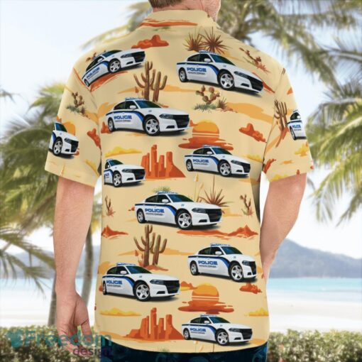 Moncks Corner, South Carolina, Moncks Corner Police Department Dodge Charger Beach Hawaiian Shirt Product Photo 4