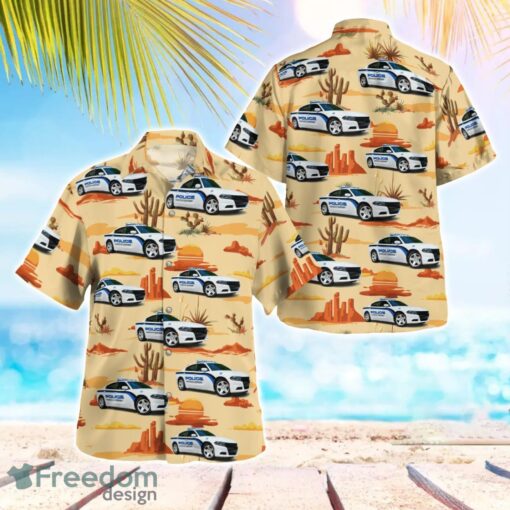 Moncks Corner, South Carolina, Moncks Corner Police Department Dodge Charger Beach Hawaiian Shirt Product Photo 1