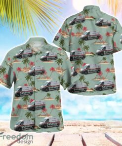 Moncton, New Brunswick, Canada, Ambulance New Brunswick Beach Hawaiian Shirt