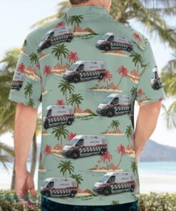 Moncton, New Brunswick, Canada, Ambulance New Brunswick Beach Hawaiian Shirt Product Photo 4