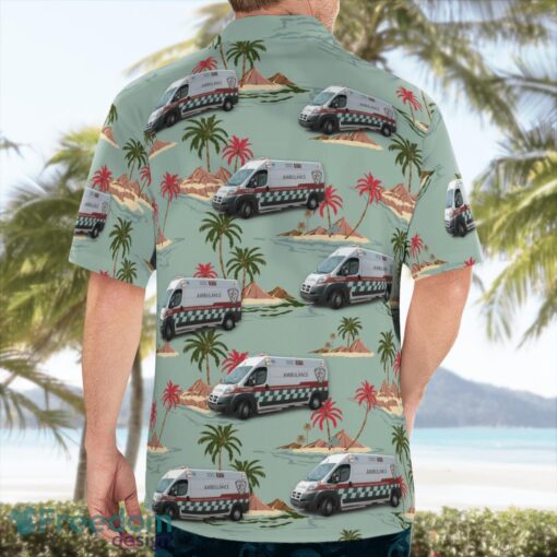 Moncton, New Brunswick, Canada, Ambulance New Brunswick Beach Hawaiian Shirt Product Photo 4