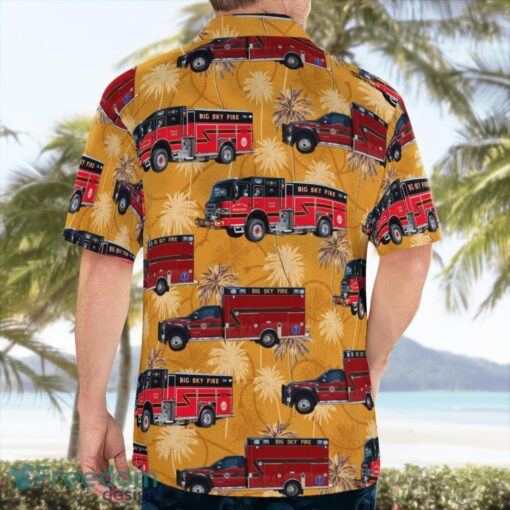 Montana Big Sky Fire Department Hawaiian Shirt Summer Beach Shirt Product Photo 4