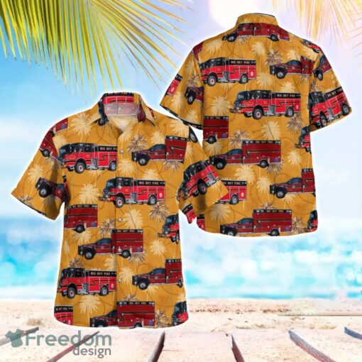 Montana Big Sky Fire Department Hawaiian Shirt Summer Beach Shirt Product Photo 1