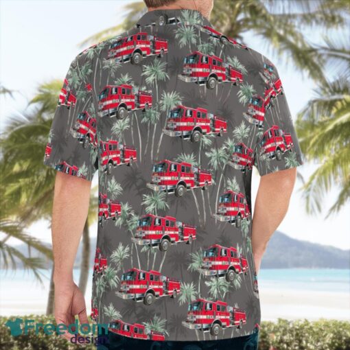 Monterey, Berkshire County, Massachusetts, Monterey Fire Department Hawaiian Shirt Summer Beach Shirt Product Photo 2