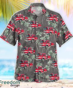 Monterey, Berkshire County, Massachusetts, Monterey Fire Department Hawaiian Shirt Summer Beach Shirt Product Photo 3