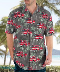 Monterey, Berkshire County, Massachusetts, Monterey Fire Department Hawaiian Shirt Summer Beach Shirt Product Photo 4