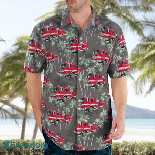 Monterey, Berkshire County, Massachusetts, Monterey Fire Department Hawaiian Shirt Summer Beach Shirt Product Photo 4