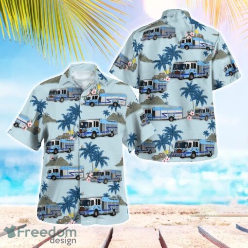 Montgomery County, Texas Fire Department Beach Hawaiian Shirt Gift For Summer Holiday Product Photo 1