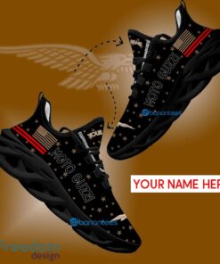 Moto Guzzi Motorcycle Sport Sneaker Imprint Custom Name Gift Max Soul Shoes USA Flag Star New For Fans - Moto Guzzi Motorcycle Running Shoes New Trending Personalized Photo 1