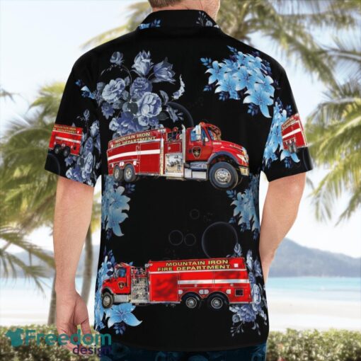 Mountain Iron Fire Department Beach Hawaiian Shirt Gift For Summer Holiday Product Photo 2