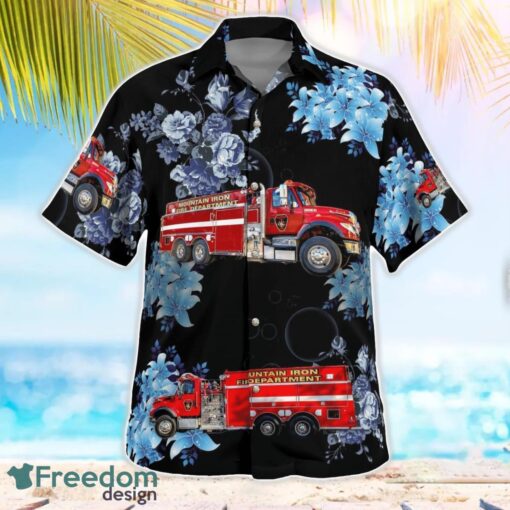 Mountain Iron Fire Department Beach Hawaiian Shirt Gift For Summer Holiday Product Photo 3