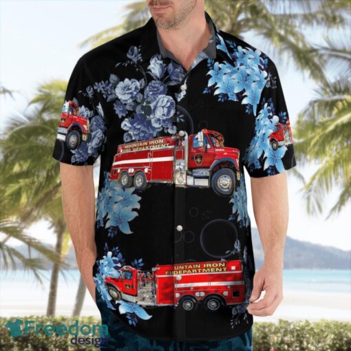 Mountain Iron Fire Department Beach Hawaiian Shirt Gift For Summer Holiday Product Photo 4