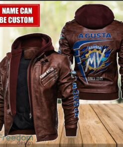 MV Agusta 2D Leather Jacket For Men Custom Name Special Gift Ideas Product Photo 2