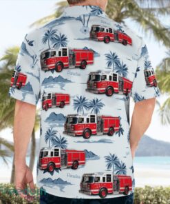 Nassau County, New York, Plandome Fire Department Hawaiian Shirt Summer Beach Shirt Product Photo 4