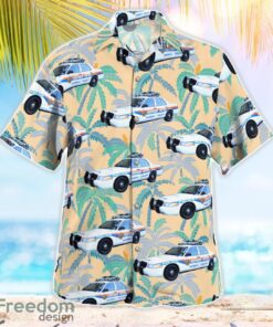 Nassau County Police Car, New York Beach Hawaiian Shirt Product Photo 3