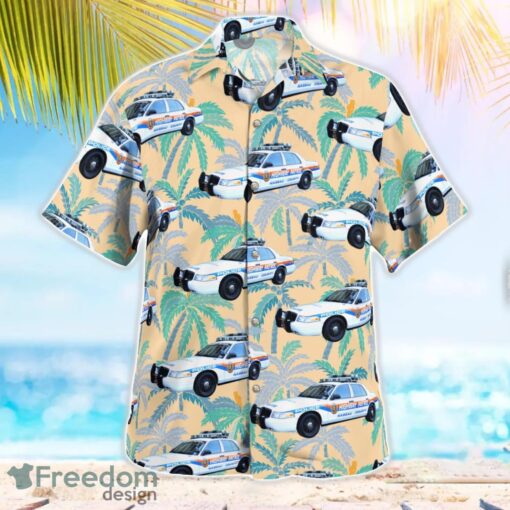 Nassau County Police Car, New York Beach Hawaiian Shirt Product Photo 3