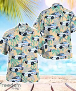 Nassau County Police Car, New York Beach Hawaiian Shirt Product Photo 1