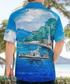 Nassau County Police Department Boat Hawaiian Shirt Beach Summer Shirt Product Photo 2