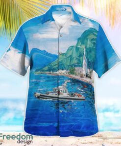 Nassau County Police Department Boat Hawaiian Shirt Beach Summer Shirt Product Photo 3