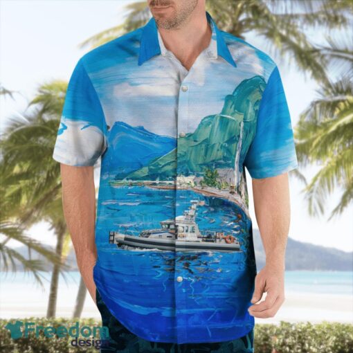 Nassau County Police Department Boat Hawaiian Shirt Beach Summer Shirt Product Photo 4