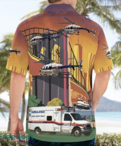 Nassau County Police, New York 3D Summer Aloha Hawaiian Shirt Product Photo 2