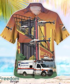 Nassau County Police, New York 3D Summer Aloha Hawaiian Shirt Product Photo 3