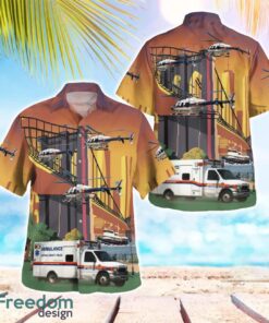 Nassau County Police, New York 3D Summer Aloha Hawaiian Shirt