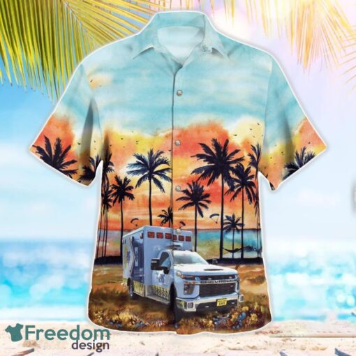 Nature Coast EMS 3D Summer Aloha Hawaiian Shirt Product Photo 4