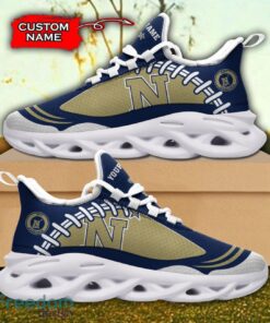 Navy Midshipmen NCAA Max Soul Shoes Big Logo And Custom Name Sneakers For Men Women Product Photo 2