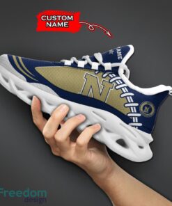 Navy Midshipmen NCAA Max Soul Shoes Big Logo And Custom Name Sneakers For Men Women Product Photo 4