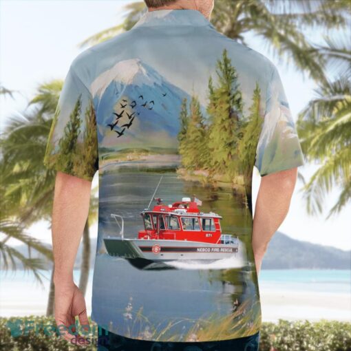 Nebco Fire-EMS Fireboat Hawaiian Shirt Beach Summer Shirt Product Photo 2