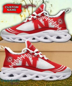 Nebraska Cornhuskers NCAA Max Soul Shoes Big Logo And Custom Name Sneakers For Men Women Product Photo 2