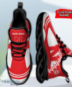 Nebraska Cornhuskers NCAA Max Soul Shoes Big Logo And Custom Name Sneakers For Men Women Product Photo 3