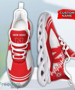 Nebraska Cornhuskers NCAA Max Soul Shoes Big Logo And Custom Name Sneakers For Men Women Product Photo 4