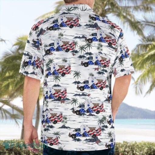 Nevada, Missouri, Vernon County Ambulance District Tropical 3D Hawaiian Shirt Gift For Summer Product Photo 2